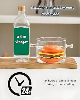 Amazon.com: frymmx 6-Piece Stackable Burger Plate Set